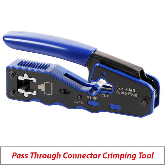 CRIMPER TOOL EZ PRO PASS THROUGH CONNECTOR CRIMPING TOOL