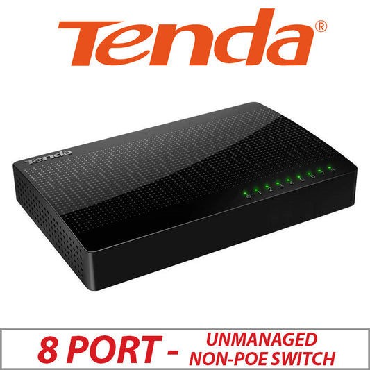 8 PORT TENDA UNMANAGED NON-POE SWITCH SG108