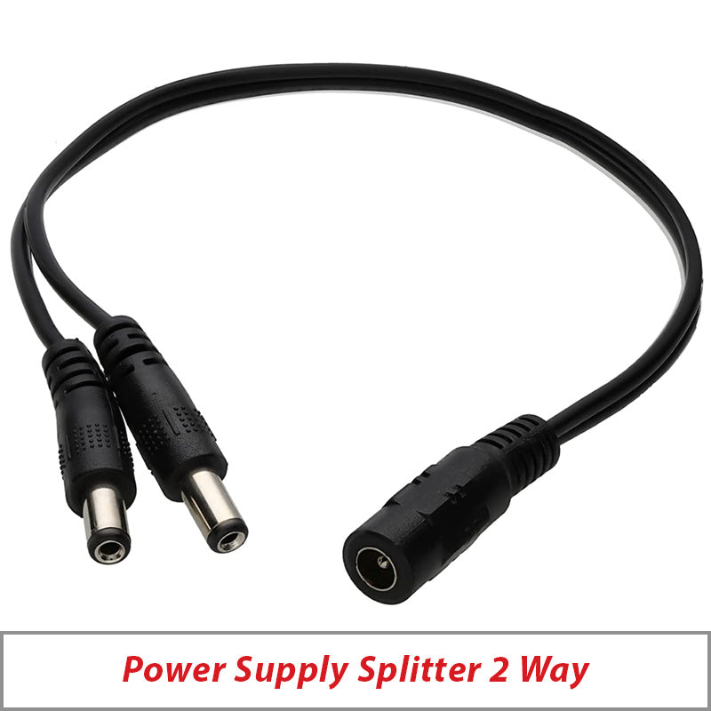 CCTV POWER SUPPLY SPLITTER 2 WAY