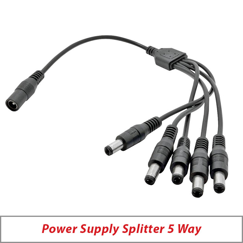 CCTV POWER SUPPLY SPLITTER 5 WAY