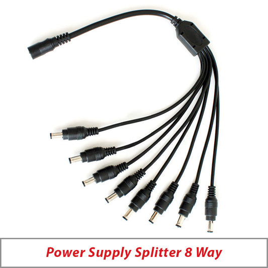 CCTV POWER SUPPLY SPLITTER 8 WAY