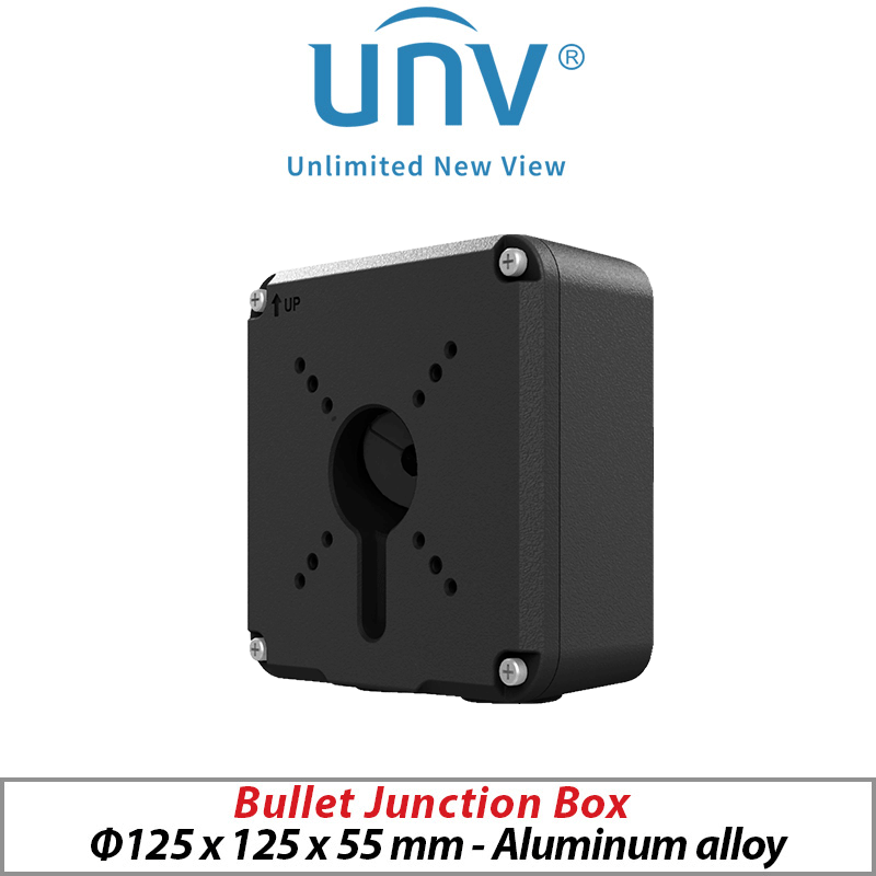 ?UNIVIEW BULLET CAMERA JUNCTION BOX BLACK TR-JB07-D-IN-BLACK