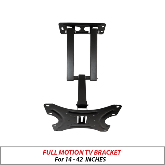 FULL MOTION TV BRACKET FOR 14 - 42 INCHES TV-BRK-FM-1442