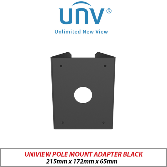 ?UNIVIEW POLE MOUNT ADAPTER BLACK UNV-TR-UP08-B-IN-BLACK