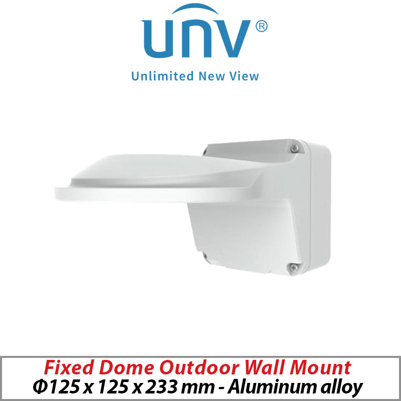 ?UNIVIEW FIXED DOME OUTDOOR WALL MOUNT TR-JB07/WM03-F-IN