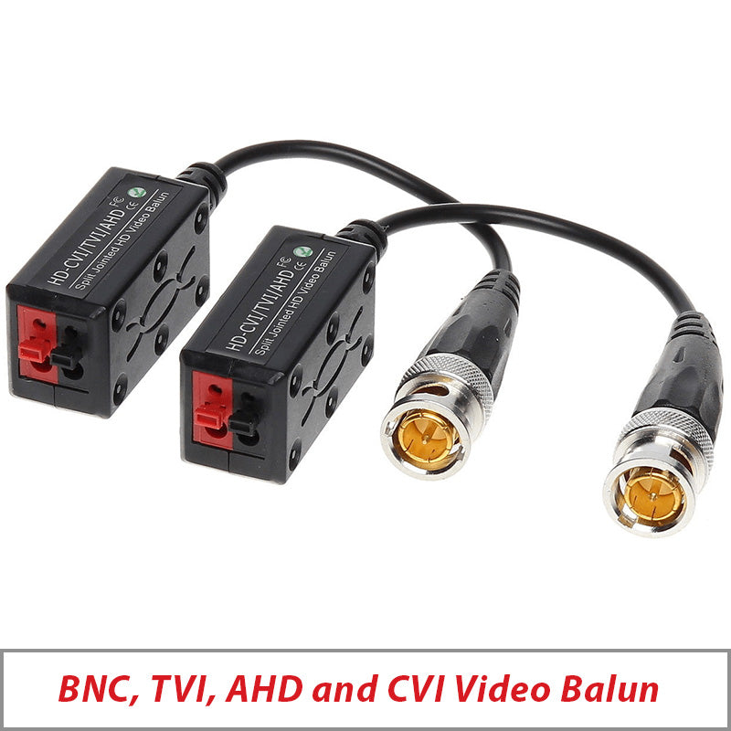 VIDEO BALUN BNC TVI, AHD AND CVI CAMERAS