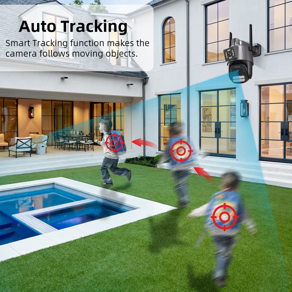 8MP 4K Wireless PTZ Smart AI CCTV – Supplied & Installed
