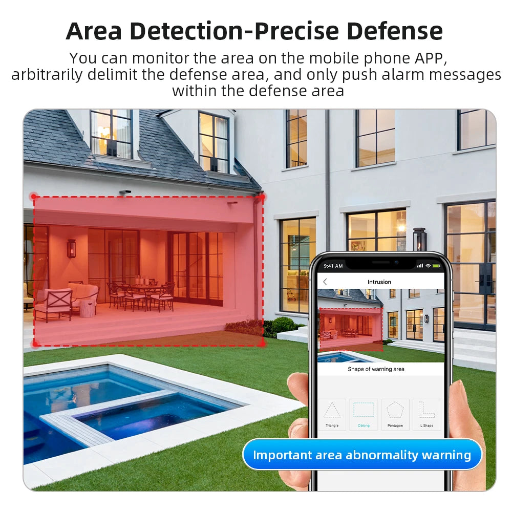 8MP 4K Wireless PTZ Smart AI CCTV – Supplied & Installed