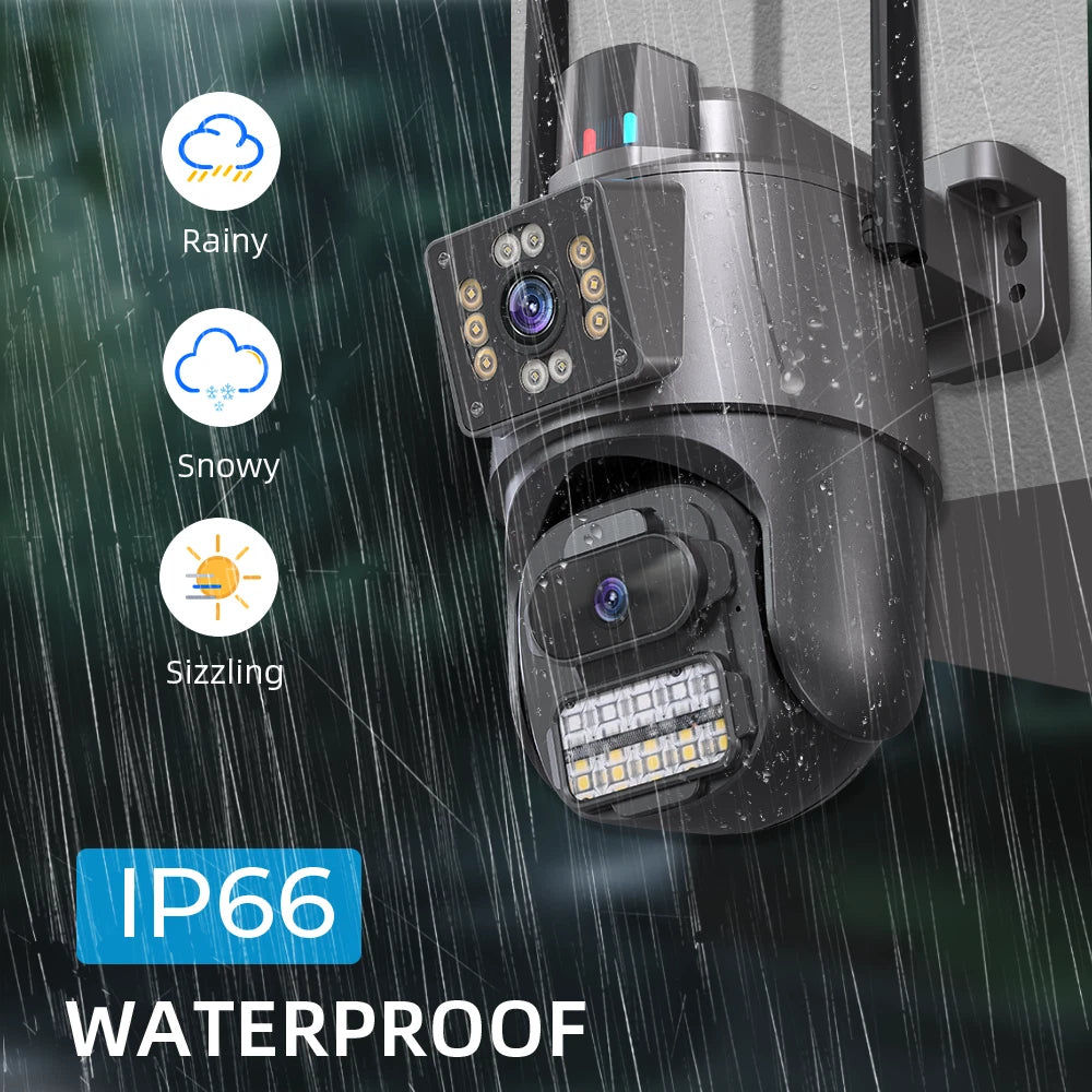8MP 4K Wireless PTZ Smart AI CCTV – Supplied & Installed